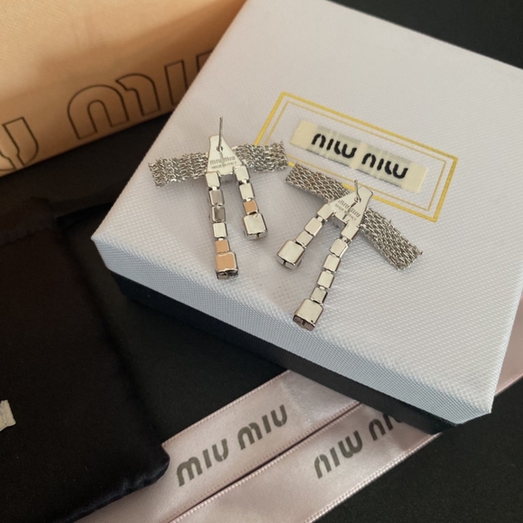 MIU MIU bow earrings - Picture 3 of 4